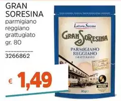 Gran Soresina - Parmigiano Reggiano Grattugiato