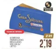 Gran Soresina - Parmigiano Reggiano 900 Gr Sv