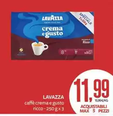 Lavazza - Caffè Crema E Gusto Ricco Lavazza - Caffè Crema E Gusto Ricco