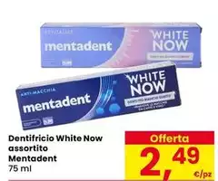 Mentadent - Dentifricio White Now