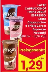 Nescafé - Latte Cappuccino/ Triple Zero/ Espresso Nescafé - Latte Cappuccino/ Triple Zero/ Espresso