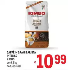 Kimbo - Caffè In Grani Barista Intenso Kimbo - Caffè In Grani Barista Intenso
