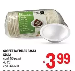 Green - Coppetta Finger Pasta Green - Coppetta Finger Pasta