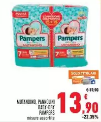 Pampers - Mutandino, Pannolini Baby-Dry Pampers - Mutandino, Pannolini Baby-Dry