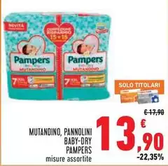 Pampers - Mutandino, Pannolini Baby-Dry Pampers - Mutandino, Pannolini Baby-Dry