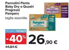 Pampers - Pannolini Penta Baby Dry O Quadri Progressi Pampers - Pannolini Penta Baby Dry O Quadri Progressi