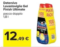 Finish - Detersivo Lavastoviglie Gel  Ultimate