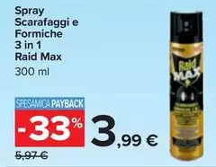 Raid - Spray Scarafaggi E Formiche 3 In 1