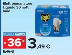 Raid - Elettrogenatore Liquido 30 Notti
