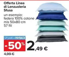 Linea - Offerta  Di Lenzuoleria Sfusa