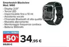 Smartwatch Mod. W60 Smartwatch Mod. W60