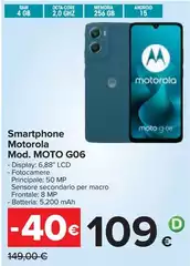 Motorola - Smartphone Mod. Moto GO6 Motorola - Smartphone Mod. Moto GO6