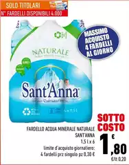 Sant'anna - Fardello Acqua Minerale Naturale