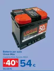 Ursus - Batteria Per Auto