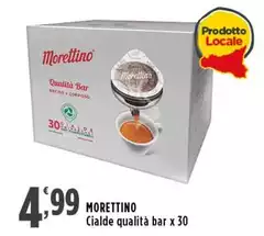 Caffè Morettino - Cialde Qualità Bar X 30 Caffè Morettino - Cialde Qualità Bar X 30