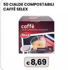 Selex - 50 Cialde Compostabili Caffè 