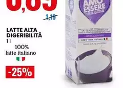 Latte Alta Digeribilita