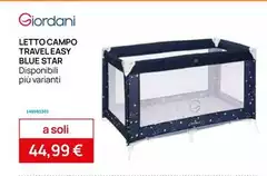 Letto Campo Travel Easy Blue Star Letto Campo Travel Easy Blue Star