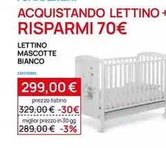 Acquistando Lettino + Risparmi Acquistando Lettino + Risparmi