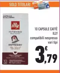 Illy - 10 Capsule Caffè Illy - 10 Capsule Caffè