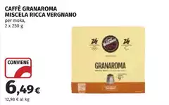 Vergnano - Caffè Granaroma Miscela Ricca Vergnano - Caffè Granaroma Miscela Ricca