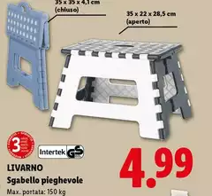 Livarno - Sgabello Pieghevole Livarno - Sgabello Pieghevole