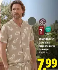 Esmara Men - Camicia A Maniche Corte Da Uomo Esmara Men - Camicia A Maniche Corte Da Uomo
