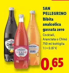 San Pellegrino - Bibita Analcolica Gassata Zero San Pellegrino - Bibita Analcolica Gassata Zero