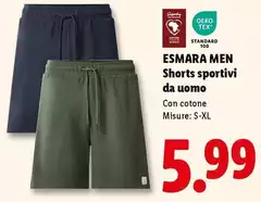 Esmara Men - Shorts Sportivi Da Uomo Esmara Men - Shorts Sportivi Da Uomo