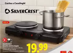 Silvercrest - Fornello Elettrico Doppio Silvercrest - Fornello Elettrico Doppio