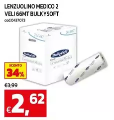 Bulkysoft - Lenzuolino Medico 2 Veli