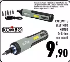Kombo - Cacciavite Elettrico Kombo - Cacciavite Elettrico