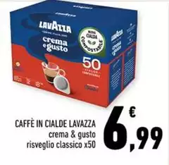 Lavazza - Caffè In Cialde Crema & Gusto Risveglio Classico Lavazza - Caffè In Cialde Crema & Gusto Risveglio Classico