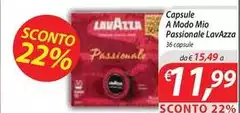 Lavazza - Capsule A Modo Mio Passionale Lavazza - Capsule A Modo Mio Passionale