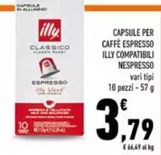 Illy - Capsule Per Caffè Espresso Compatibili Nespresso