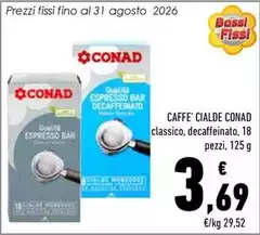 Conad - Caffe' Cialde Conad - Caffe' Cialde