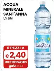 Sant'anna - Acqua Minerale 1,5 Litri