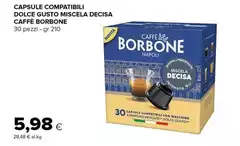 Caffe Borbone - Capsule Compatibili Dolce Gusto Miscela Decisa Caffe Borbone - Capsule Compatibili Dolce Gusto Miscela Decisa
