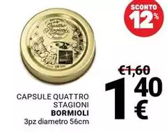 Bormioli Rocco - Capsule Quattro Stagioni Bormioli Rocco - Capsule Quattro Stagioni