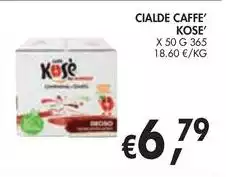 Kosè - Cialde Caffe' Kosè - Cialde Caffe'