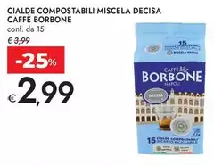 Caffe borbone - Cialde Compostabili Miscela Decisa