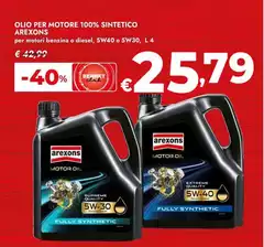 Arexons - Olio Per Motore 100% Sintetico Arexons - Olio Per Motore 100% Sintetico
