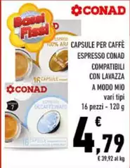 Bassi - Capsule Per Caffè Espresso Compatibili Con Lavazza A Modo Mio