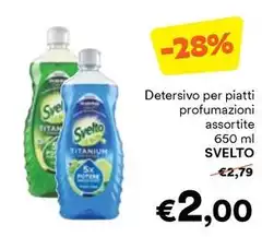 Svelto - Detersivo Per Piatti Svelto - Detersivo Per Piatti