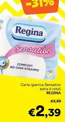 Regina - Carta Igienica Sensation Extra Regina - Carta Igienica Sensation Extra