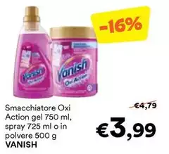 Vanish - Smacchiatore Oxi Action Gel Spray Vanish - Smacchiatore Oxi Action Gel Spray