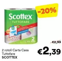 Scottex - Rotoli Carta Casa Tuttofare Scottex - Rotoli Carta Casa Tuttofare