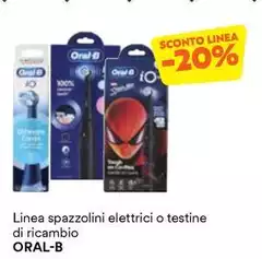 Oral b - Linea Spazzolini Elettrici O Testine Di Ricambio Oral b - Linea Spazzolini Elettrici O Testine Di Ricambio