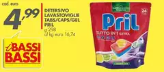 Pril - Detersivo Lavastoviglie Tabs/Caps/Gel