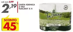 Tuscany - Carta Igienica 3 Veli